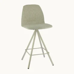 Perfecta Osaka Tabouret snack moderne en tissu et pieds métal><noscript><img width=