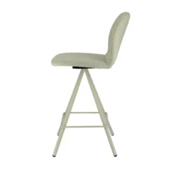 Perfecta Osaka Tabouret snack moderne en tissu et pieds métal><noscript><img width=