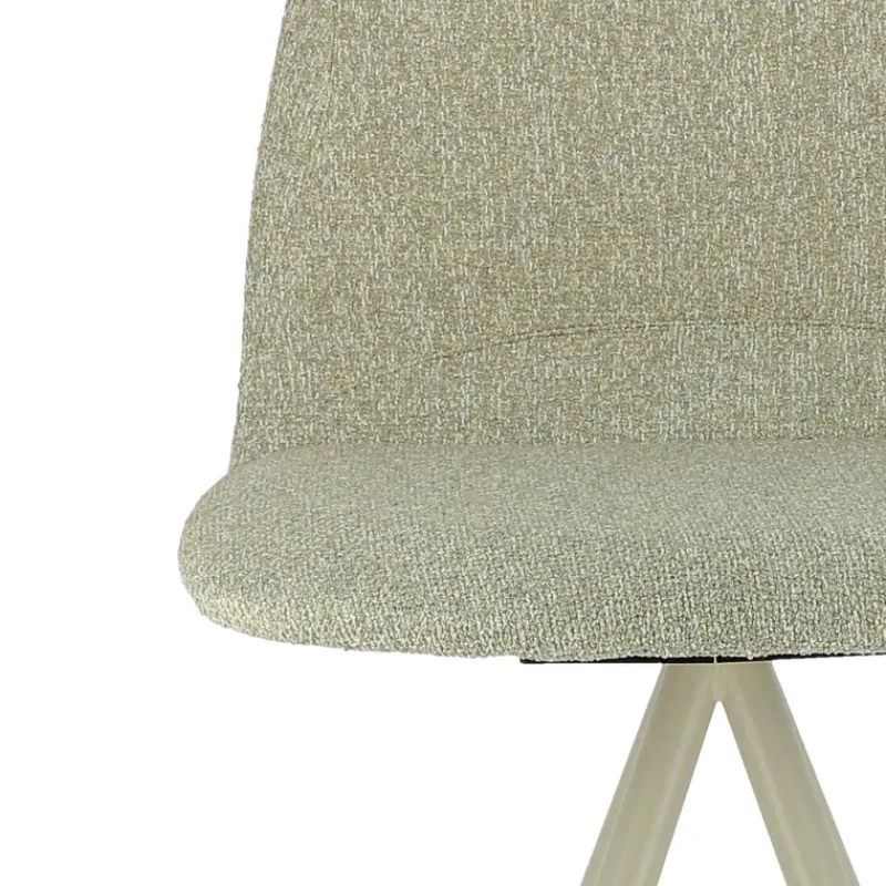 Perfecta Osaka Tabouret snack moderne en tissu et pieds métal> Tabouret Snack (assise +/- 65 Cm)|Tabouret De Bar (assise +/- 80 Cm)