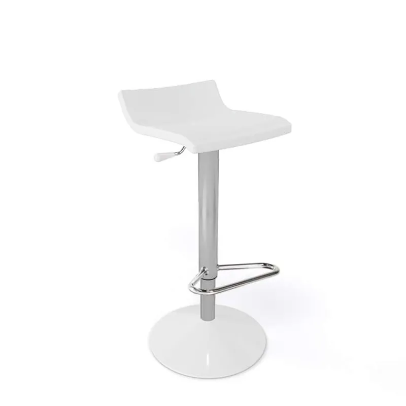 Over T Tabouret moderne réglable en hauteur et tournant sans dossier> Tabouret Snack (assise +/- 65 Cm)|Tabouret De Bar (assise +/- 80 Cm)