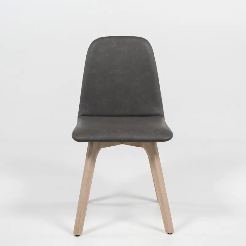 Sessio Pandora Chaise de salle à manger scandinave en synthétique et bois> Chaise De Cuisine|Chaise De Salle à Manger