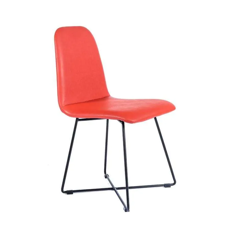 Sessio Pandora Chaise design avec pieds filaires noirs> Chaise De Cuisine|Chaise De Salle à Manger