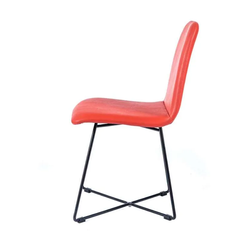 Sessio Pandora Chaise design avec pieds filaires noirs> Chaise De Cuisine|Chaise De Salle à Manger