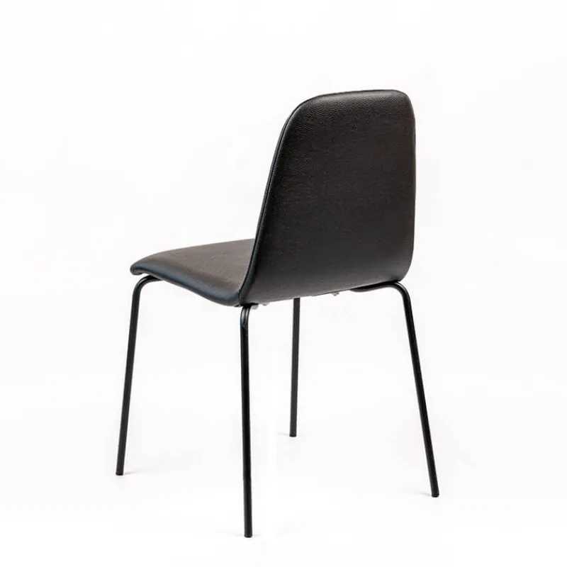 Sessio Pandora Chaise moderne rembourrée avec pieds métal> Chaise De Cuisine|Chaise De Salle à Manger