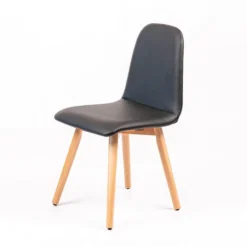 Sessio Pandora Chaise rembourrée avec pieds coniques en bois><noscript><img width=