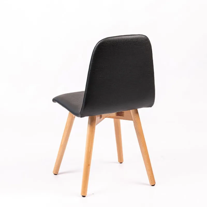 Sessio Pandora Chaise rembourrée avec pieds coniques en bois> Chaise De Cuisine|Chaise De Salle à Manger