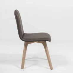 Sessio Pandora diamant Chaise de séjour moderne matelassée en synthétique et bois><noscript><img width=