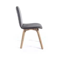 Sessio Pandora diamant Chaise de séjour moderne en tissu dos matelassé><noscript><img width=