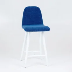 Sessio Pandora Tabouret snack en tissu et pieds en bois massif><noscript><img width=