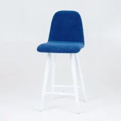 Sessio Pandora Tabouret snack en tissu et pieds en bois massif><noscript><img width=