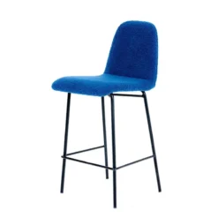 Sessio Pandora Tabouret snack en tissu et pieds en métal> Tabouret Snack (assise +/- 65 Cm)|Tabouret De Bar (assise +/- 80 Cm)