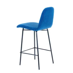 Sessio Pandora Tabouret snack en tissu et pieds en métal><noscript><img width=