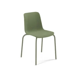 Perfecta Paris Chaise empilable en polypropylène et métal> Chaise De Cuisine
