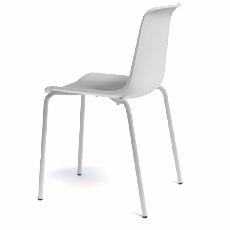 Perfecta Paris Chaise empilable en polypropylène et métal> Chaise De Cuisine