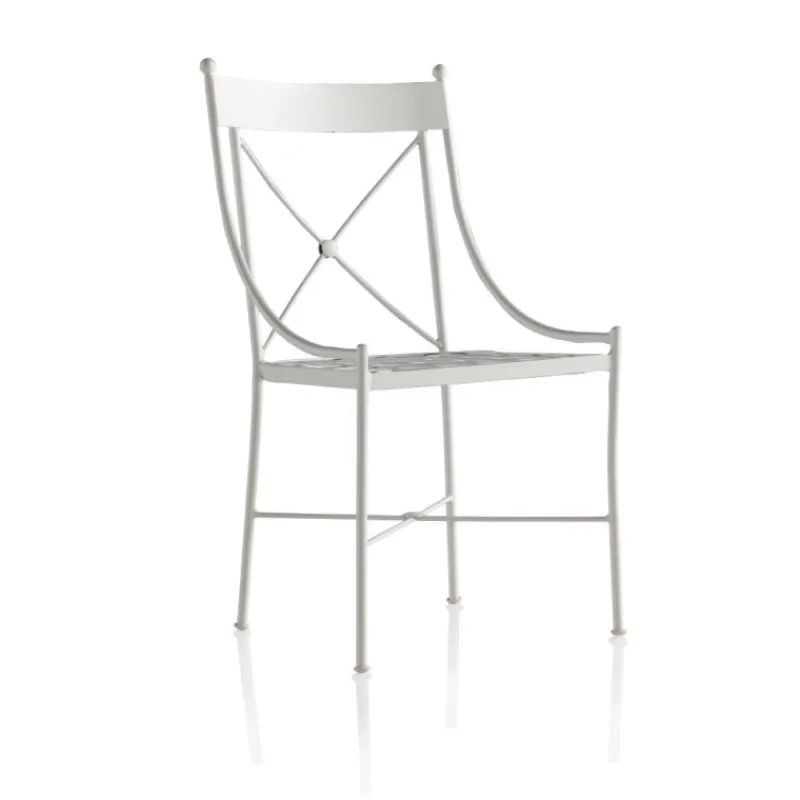Jayso Paris Chaise provençale en métal> Chaise De Cuisine|Chaise De Salle à Manger