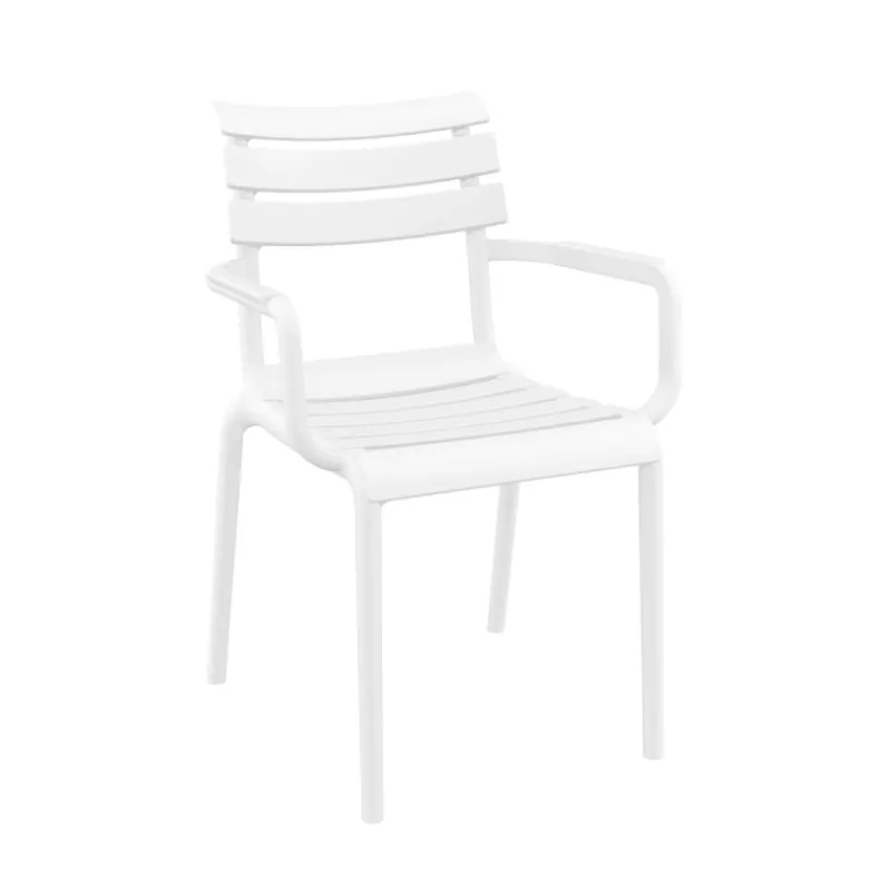 Paris Fauteuil de jardin empilable en polypropylène avec accoudoirs> Chaise De Jardin|Fauteuil De Jardin