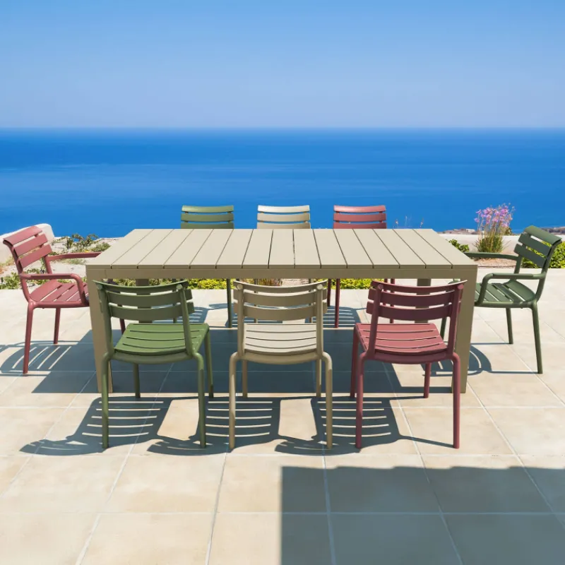 Paris Fauteuil de jardin empilable en polypropylène avec accoudoirs> Chaise De Jardin|Fauteuil De Jardin