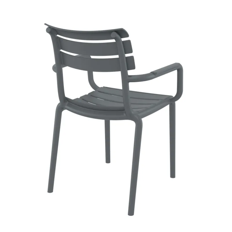 Paris Fauteuil de jardin empilable en polypropylène avec accoudoirs> Chaise De Jardin|Fauteuil De Jardin