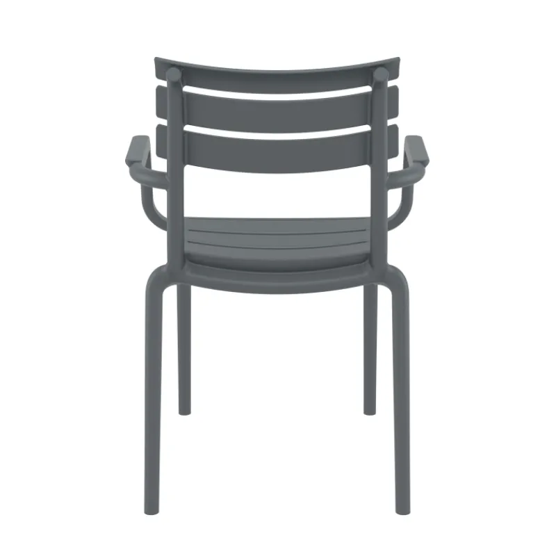 Paris Fauteuil de jardin empilable en polypropylène avec accoudoirs> Chaise De Jardin|Fauteuil De Jardin