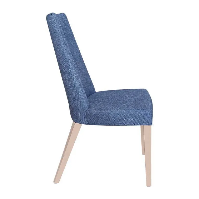 Lujosa Park Chaise contemporaine en tissu et pieds bois> Chaise De Salle à Manger|Chaise Salon