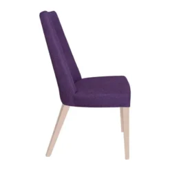 Lujosa Park Chaise contemporaine en tissu et pieds bois><noscript><img width=