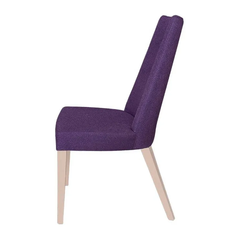 Lujosa Park Chaise contemporaine en tissu et pieds bois> Chaise De Salle à Manger|Chaise Salon
