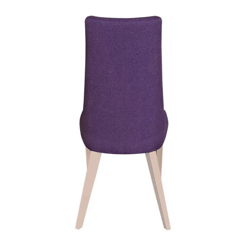 Lujosa Park Chaise contemporaine en tissu et pieds bois> Chaise De Salle à Manger|Chaise Salon