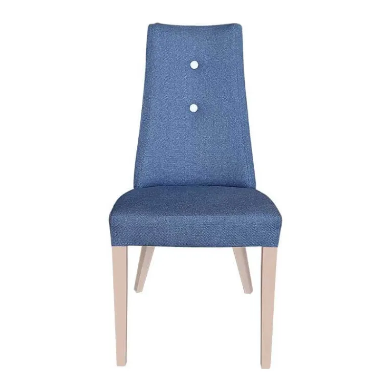 Lujosa Park Chaise contemporaine en tissu et pieds bois> Chaise De Salle à Manger|Chaise Salon