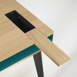 Dasras Paul Bureau en bois avec tiroirs><noscript><img width=