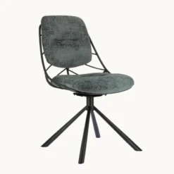 PaulineChaise design confortable pivotante en tissu> Chaise De Bureau|Chaise De Salle à Manger