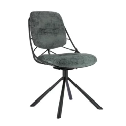 PaulineChaise design confortable pivotante en tissu><noscript><img width=