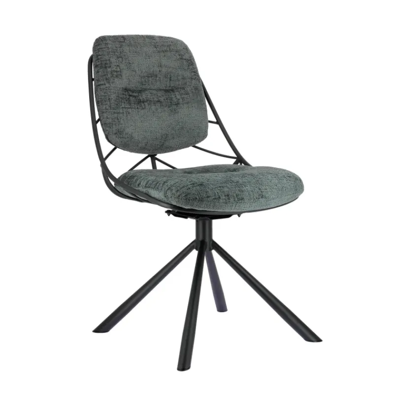 PaulineChaise design confortable pivotante en tissu> Chaise De Bureau|Chaise De Salle à Manger