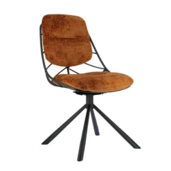 PaulineChaise design confortable pivotante en tissu><noscript><img width=