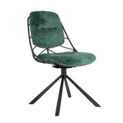 PaulineChaise design confortable pivotante en tissu><noscript><img width=