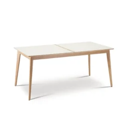 Dasras Paul Table extensible en bois et en céramique><noscript><img width=