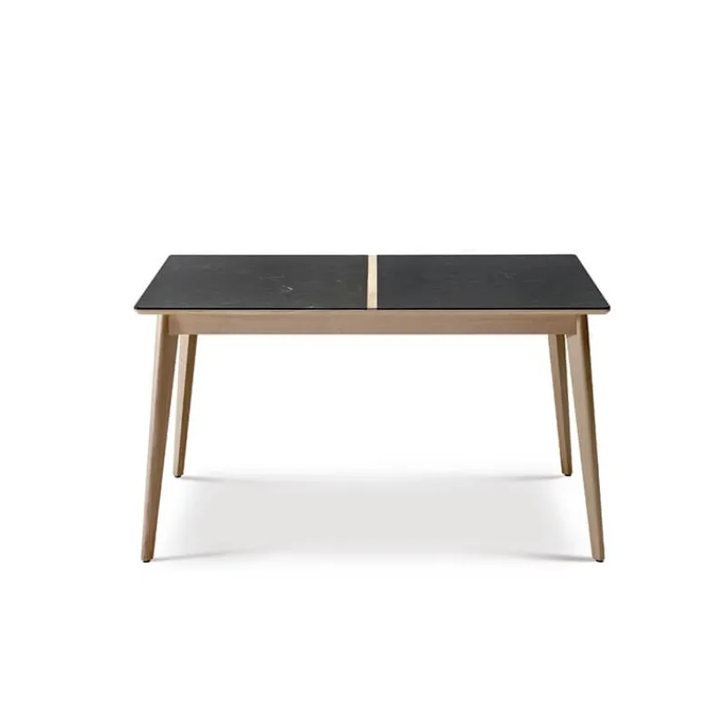Dasras Paul Table à manger scandinave en bois et céramique> Table De Salle à Manger