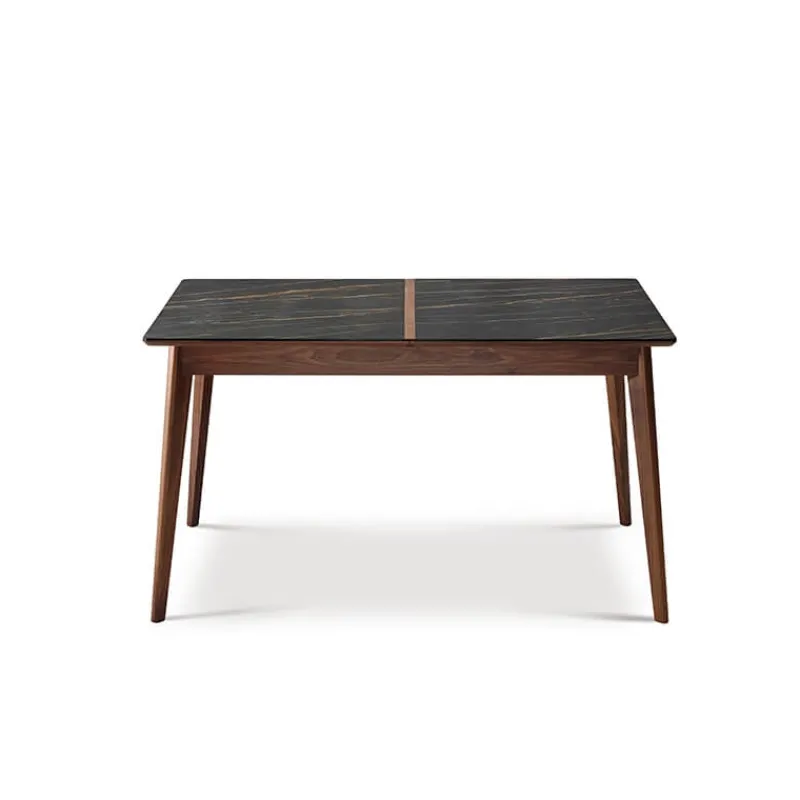 Dasras Paul Table à manger scandinave en bois et céramique> Table De Salle à Manger