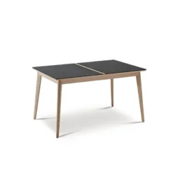 Dasras Paul Table à manger scandinave en bois et céramique><noscript><img width=