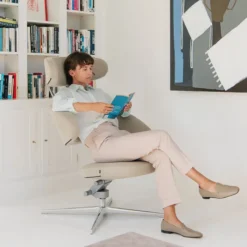 Varier Peel ® Fauteuil de relaxation design en tissu><noscript><img width=