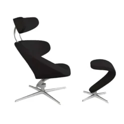 Varier Peel ® Fauteuil de relaxation design en tissu><noscript><img width=