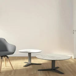 Cancio Peliccan mini Table basse moderne en céramique et métal><noscript><img width=
