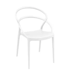 Pia Chaise de jardin tendance empilable en polypropylène><noscript><img width=