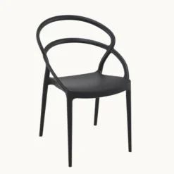 Pia Chaise de jardin tendance empilable en polypropylène><noscript><img width=