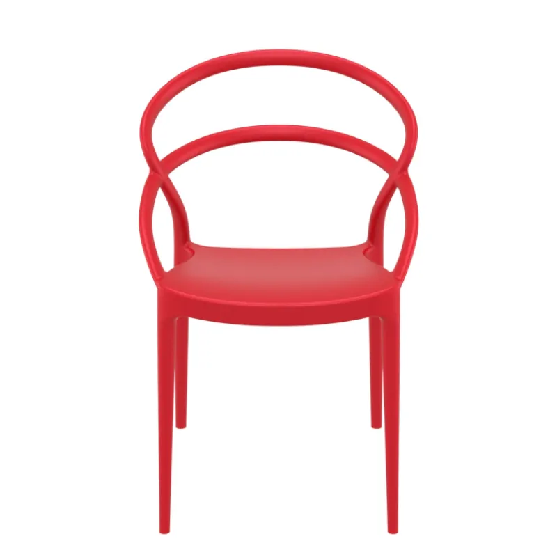 Pia Chaise de jardin tendance empilable en polypropylène> Chaise De Jardin