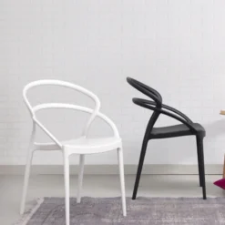 Pia Chaise tendance empilable en polypropylène><noscript><img width=