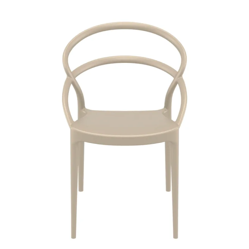 Pia Chaise tendance empilable en polypropylène> Chaise De Cuisine|Chaise De Salle à Manger