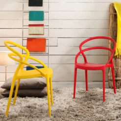 Pia Chaise tendance empilable en polypropylène><noscript><img width=
