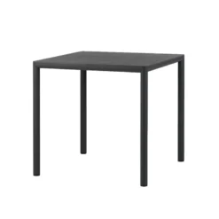 Piave Table de jardin carrée en stratifié avec pieds en aluminium><noscript><img width=