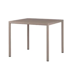 Piave Table de jardin carrée en stratifié avec pieds en aluminium><noscript><img width=