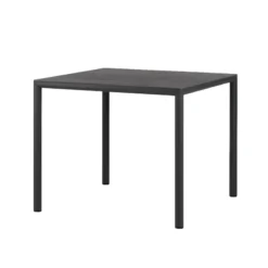 Piave Table de jardin carrée en stratifié avec pieds en aluminium><noscript><img width=